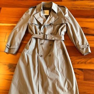 London Fog Men’s Trench Coat, Size 42 Long, Khaki